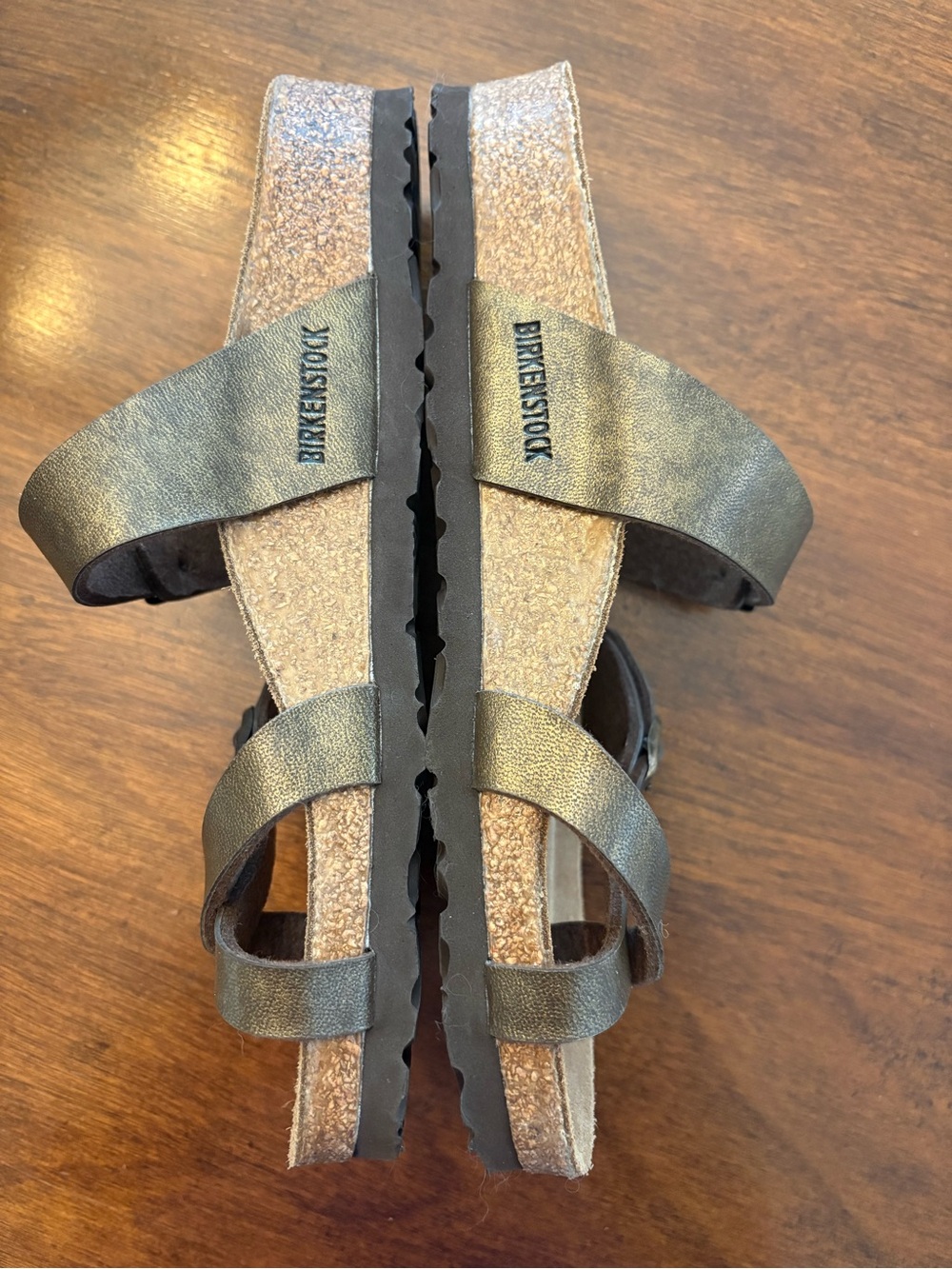 Birkenstock Mayari Metallic Brown Sandals 37/6/6.5 - Picture 2 of 5